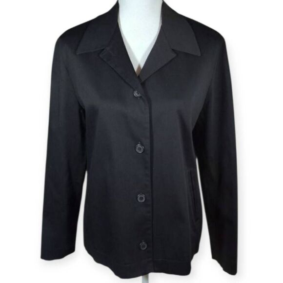 GAP BLACK BLAZER SZ.8 EUC - Picture 1 of 4
